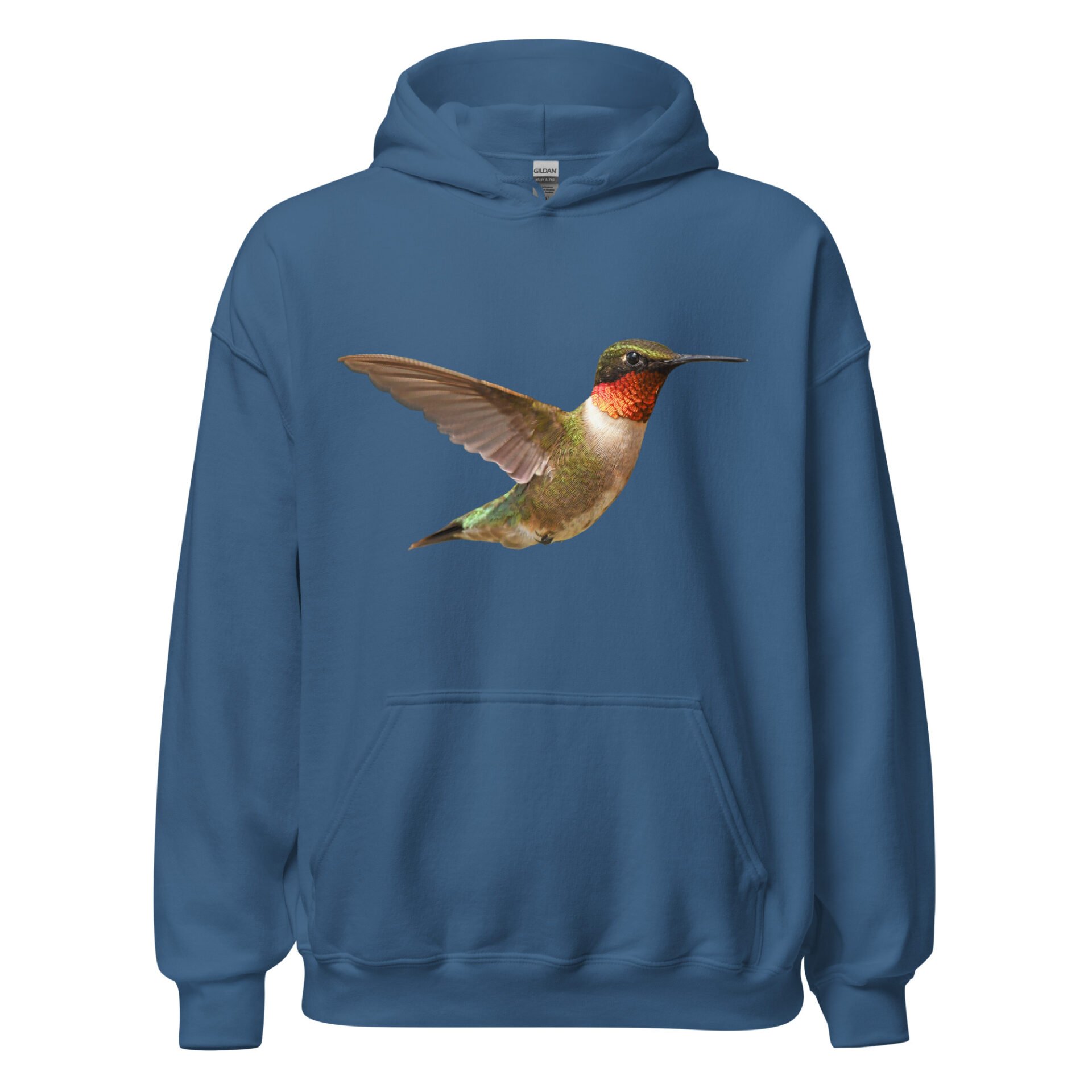 Ruby-throated hummingbird - Unisex Hoodie - Birbs n Borbs